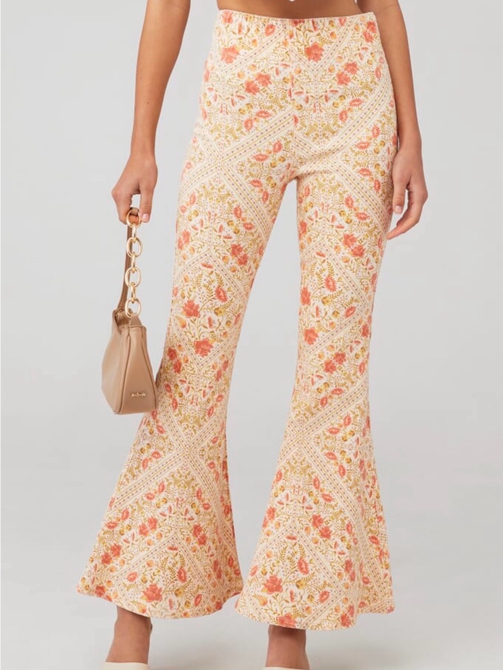 Show Me Your Mumu Belmont Paisley Flare Pants NWT L